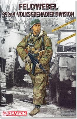 Platz Dragon WW2 German 352nd National Grenadier Division Sergeant Plastic Model DR1629 1/16 (Person)