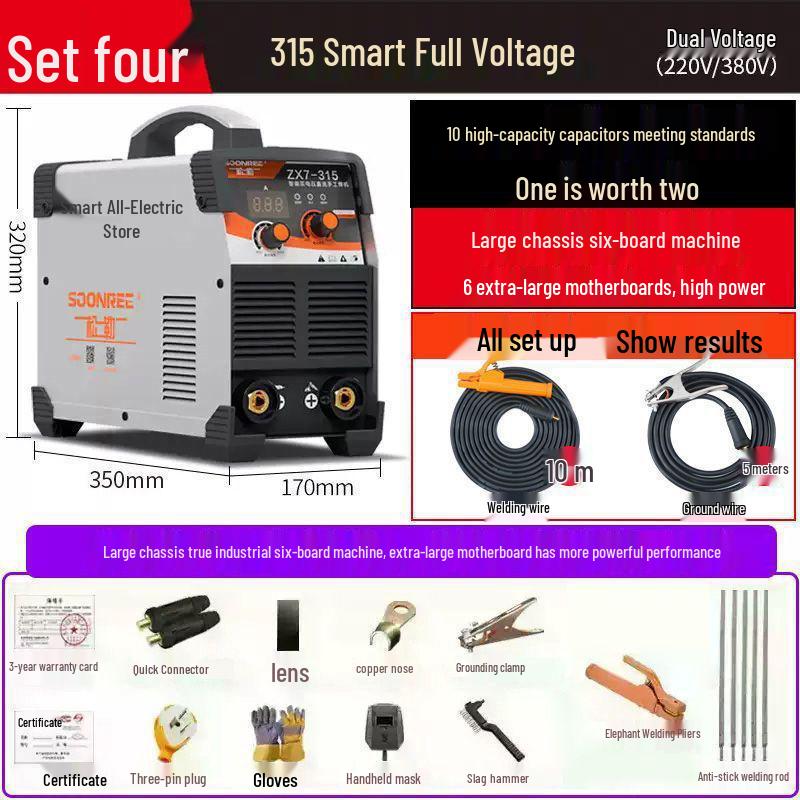 Songle 315400 Dual Voltage Welding Machine 220/380V, Automatic Household Use