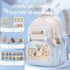 2024 Capybara Girls' Backpack: Stylish, Spacious & Perfect for Grades 1-6