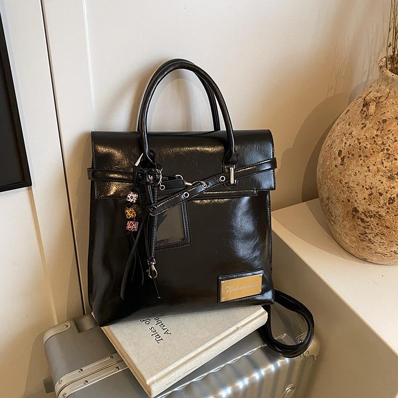 Niche Design Backpack Bag Women's New Retro Commuter Handbag College Wind Large-capacity Backpack