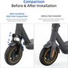 Front Suspension Kit-Shock Absorber with Adjustable Kickstand Parking Stand Accessories for Segway Ninebot Max G30 G30LP G30E G30D Electric Scooters.