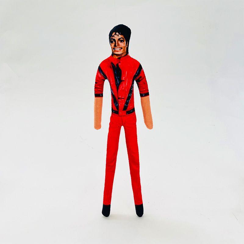 Anime Michael Jackson Stoffpuppe Kostüm Plüschfigur Puppen, Zimmerdekoration Abstrakt Gelenkbeweglichkeit Geschenk