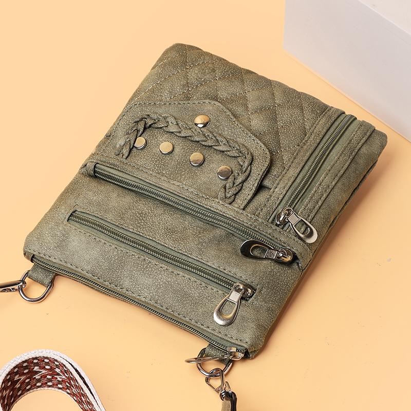 Fashionable Women's Shoulder Bag, PU Leather Phone Bag, Retro Crossbody Bag Suitable for Daily Use, Shopping, Commuting