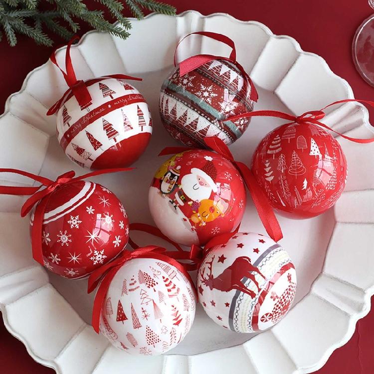 Christmas Foam Ball Xmas Tree Pendant Festival Holiday Party Front Door Decor