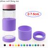 Silicone World 2pcs/set 7.5CM Silicone Cup Bottom Cover 75MM Cup Cover Insulation Cup Sleeve Sheath Wear Resistant Bottom Cover