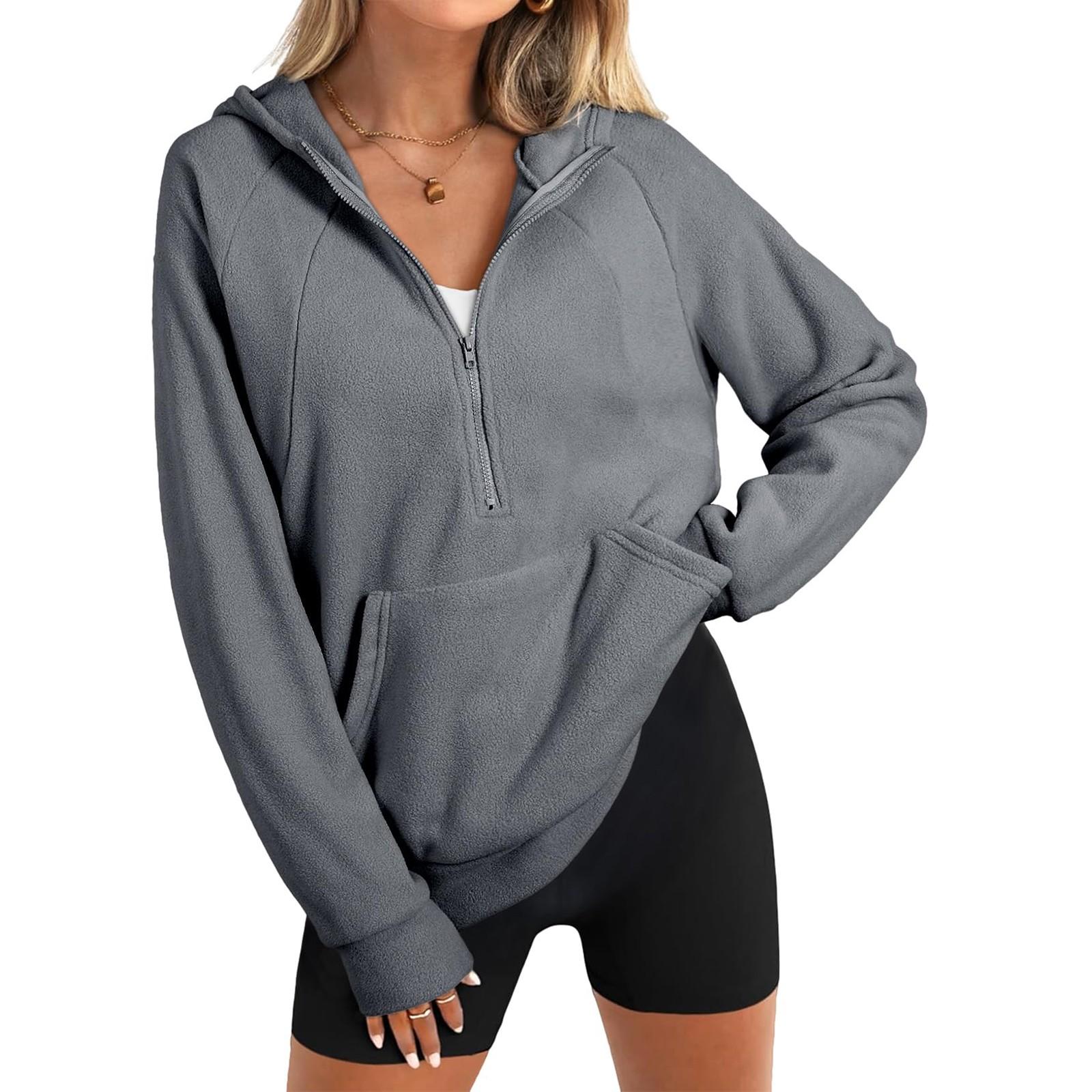 

Толстовки Пальто ДляЖенщин Длинный Рукав Повседневный Пуловер Теплый Зимний XL синий