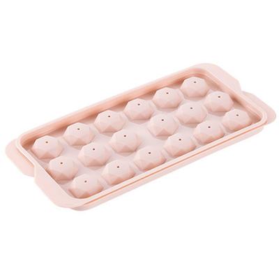 Buz Topu Tepsi Izgaraları Kendin Yap Buz Küpü Kalıbı Plastik Puding Jöle Yapıcı Kalıp Kapaklı