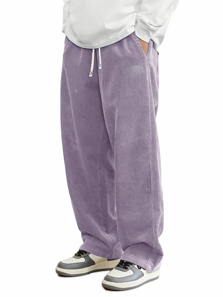 Popular New European and American Loose and Comfortable Sweatpants Corduroy Men's Casual Pants
