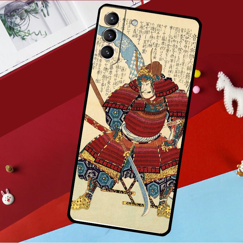 Japanese Samurai Funda For Samsung Galaxy S26 S25 S24 S21 S22 S20 Ultra S9 S10 Plus S23 FE S25 FE Phone Case