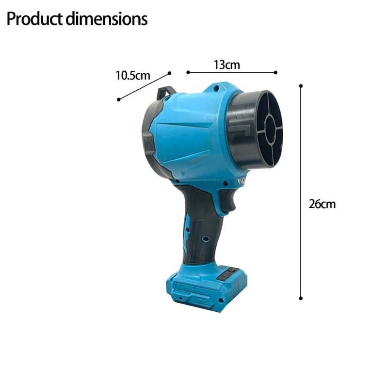 Powerful 860g Air Pressure mobile Yard Tool Cleaner 60m/s stream 2 Battery Set For Backyard Deck Maintenance