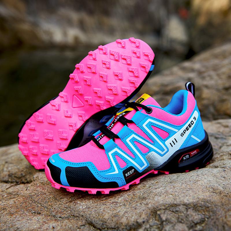 Lightweight Women's Trail Running & Hiking Shoes - Breathable Outdoor Footwear