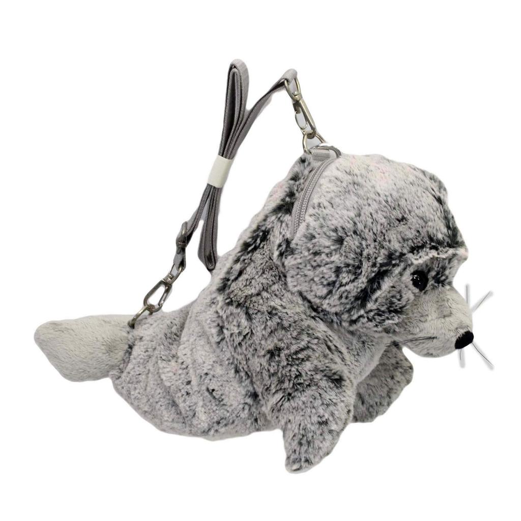 Takeoff Little Sack Zoo Spotted Seal Plush Toy