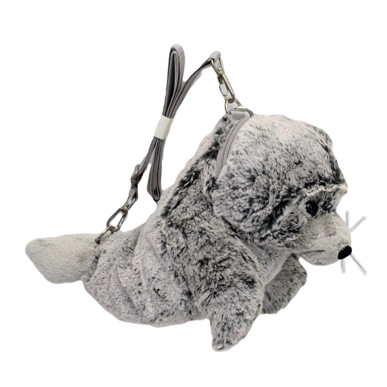 

Take Off Plush Toy Little Sack Zoo Spotted Seal