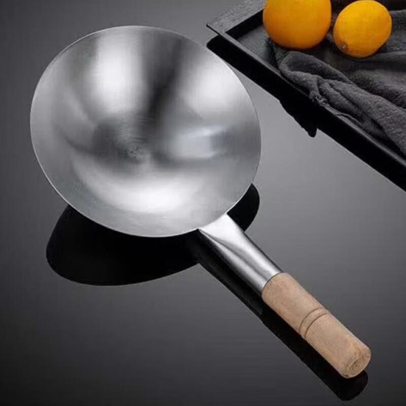 SPSR Stainless Steel Ladle Set with Wooden Handle