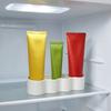 1 Slots Sauce Tube Storage Holder Wave Shaped 1D Printing Ketchup Tube Fixing Shelves Plastic Prevent Sauce Tipping