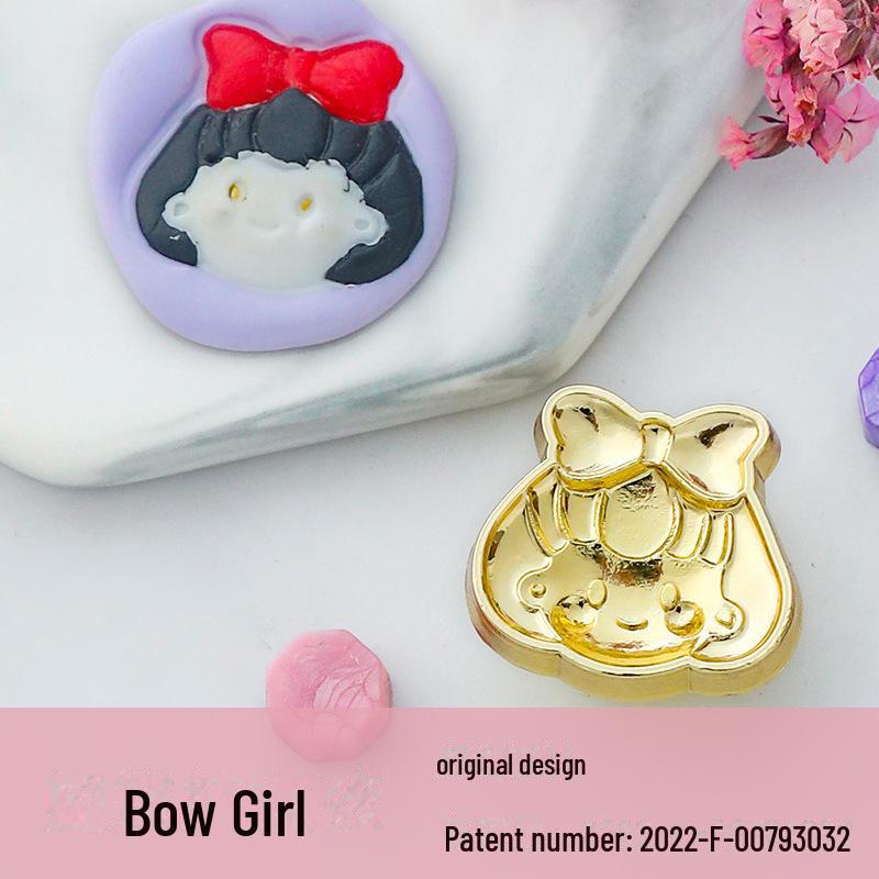 Eco-Friendly Zinc Alloy Retro Wax Seal Head with Color-Preserving Electroplating