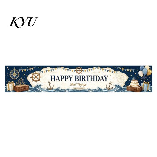 Geschäftsfeier Dekoration Großes Happy Birthday Rasenbanner Schild, 70 x 15 Zoll Innen Wandbehang Außen Kulisse Dekoration für Jungen Mädchen Party