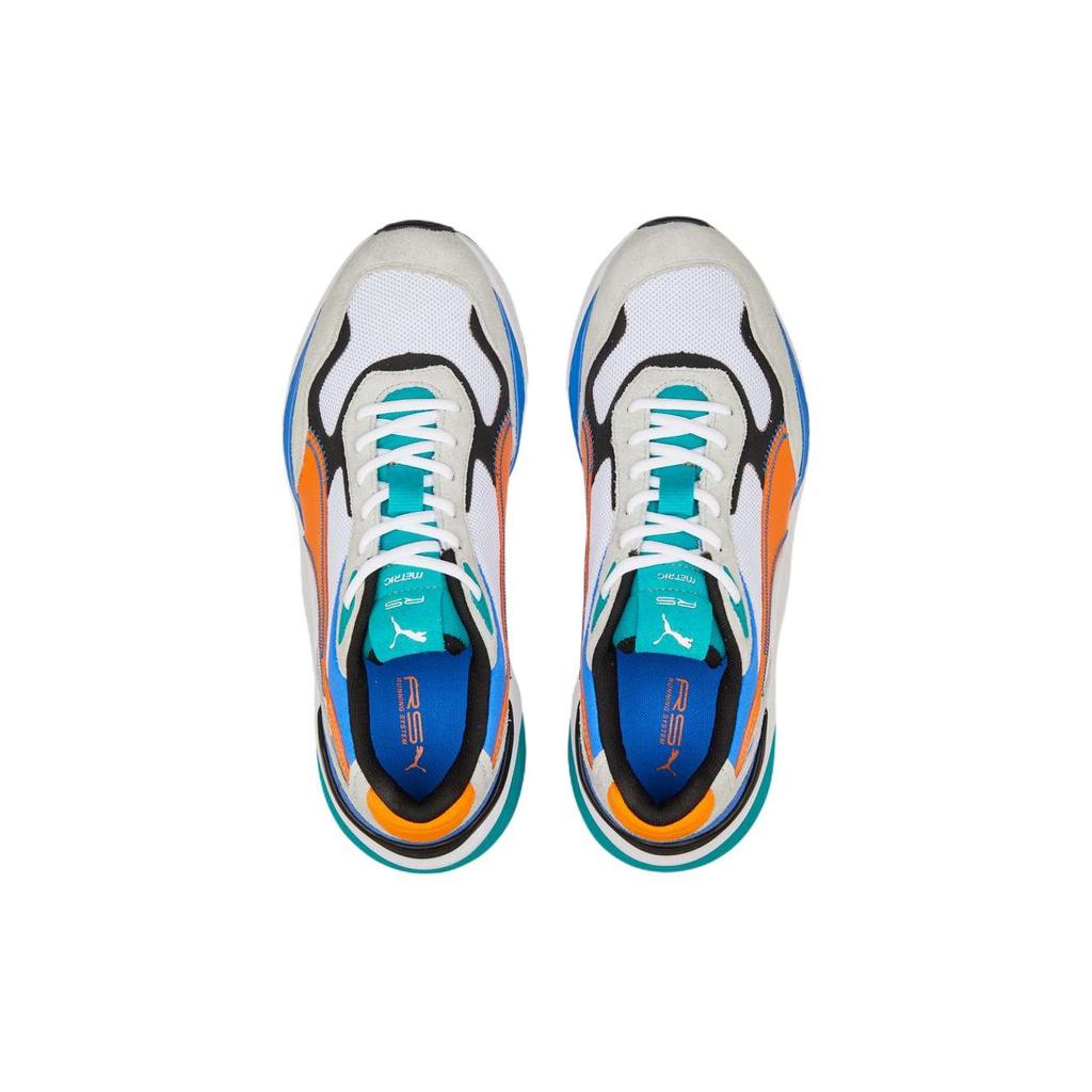 Puma RS-Metric White Vibrant Orange Unisex Sneakers 386169-01