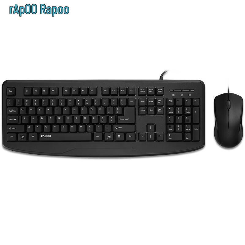 Rapoo NX1720 Wired Office Keyboard and Mouse Combo