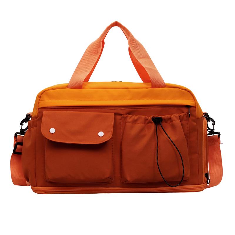 Large Capacity Men's Travel Bag: Lightweight, Versatile Luggage for Sports, Fitness, and Short Trips - Shoulder, Crossbody, or Handheld Carry.