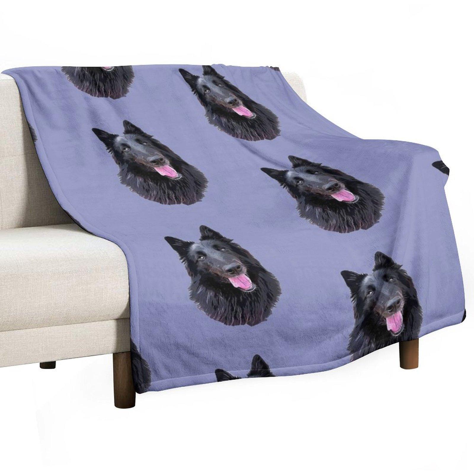 

Бельгийская овчарка Грюнендаль Плед Тонкие Постельное белье Летние Постельные принадлежности Милые Одеяла 30x40in