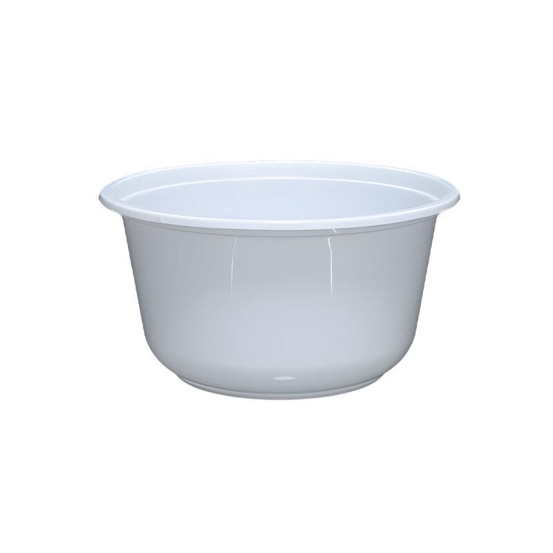 Lvkangchu 850ml Disposable Round Meal Bowls (No Lid)