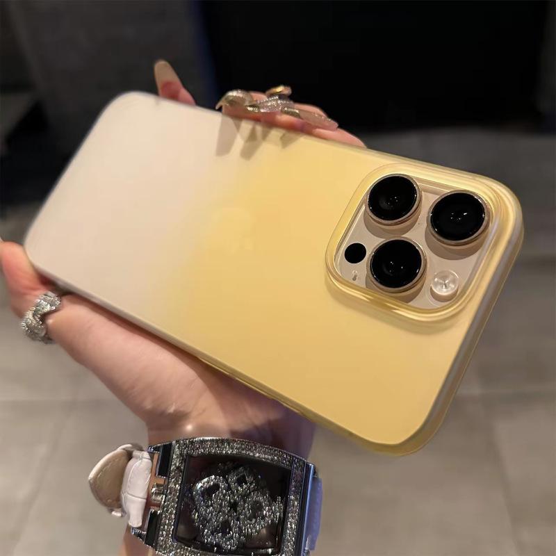 Magsafe matte skin feeling gradual change color applicable to Apple iPhone11Pro mobile phone case new 11 simple all-inclusive