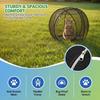 360° Panoramic -Up Rolling Cat Playpen Ball,Rolling Outdoor Cat Ball Enclosure,Foldable Mesh Cat Playpen For Pet