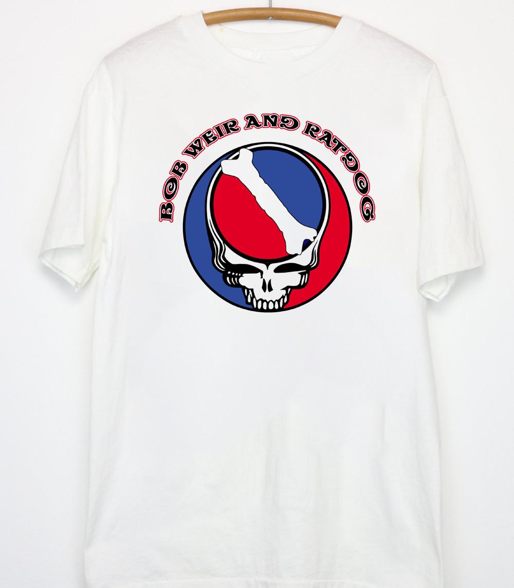 Bob Weir n Ratdog band white LOGO T-shirt Unisex All sizes XX813 S