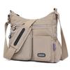 Stylová crossbody taška z vodoodpudivého nylonového plátna pro ženy