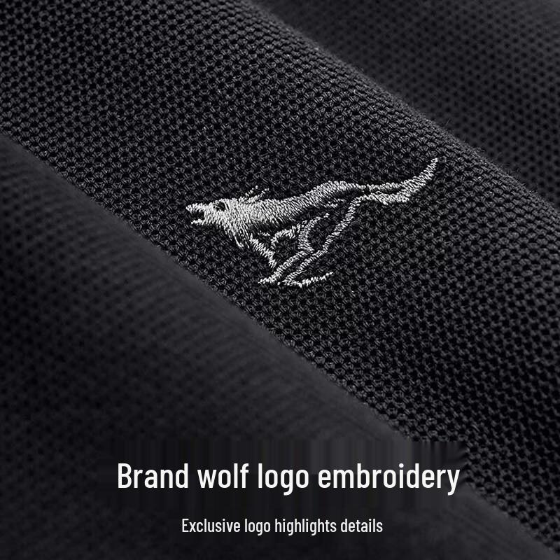 Septwolves Men's Breathable Pique Polo Shirt