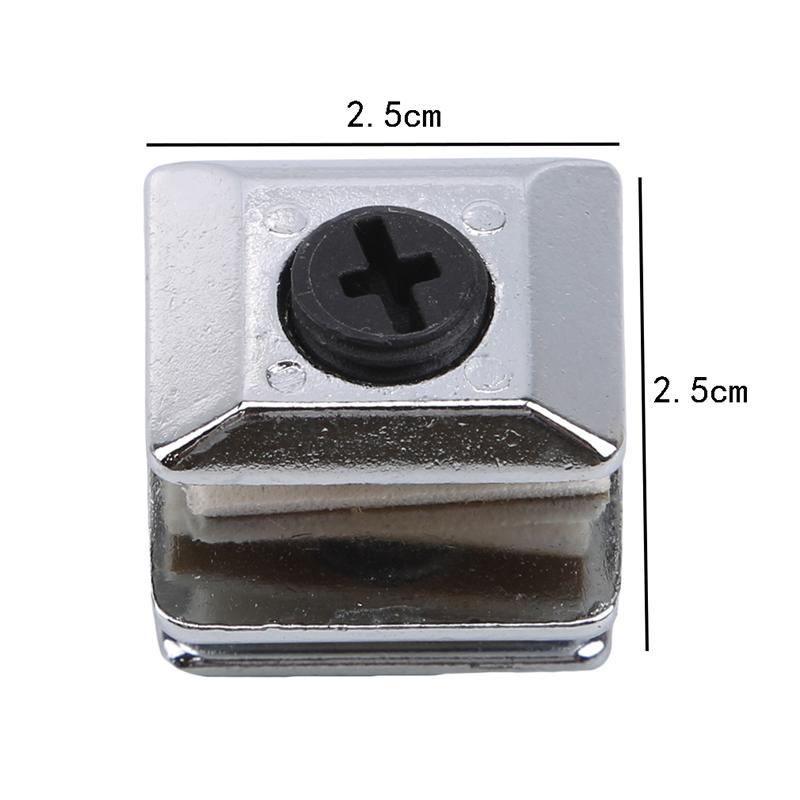 Glass Clip Cabinet Pulls Handle Glass Clamp Holder Wood Shelf Support Bracket Clip Furniture Hardware Accessories Hand Tool