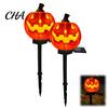 Decorative Holiday Path Lighting for Lawn Solar Halloween Pumpkin Light, Waterproof Garden LED Outdoor Unique Gifts Home Lamp with Stake Pathway Yard