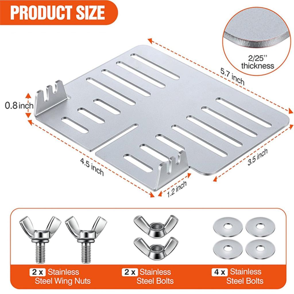 Wärmebetriebener Ofenlüfterständer Edelstahlhalterung für effiziente Wärmeverteilung Zubehör für Holzofenlüfter