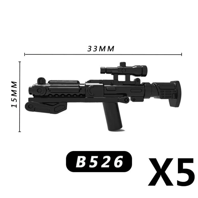 Vojenské stavební kostky Hvězdný film Vojenské figurky Války Zbraně Zbraně Vybavení Příslušenství Pláště Sekery Helmy Brnění Mini kostka