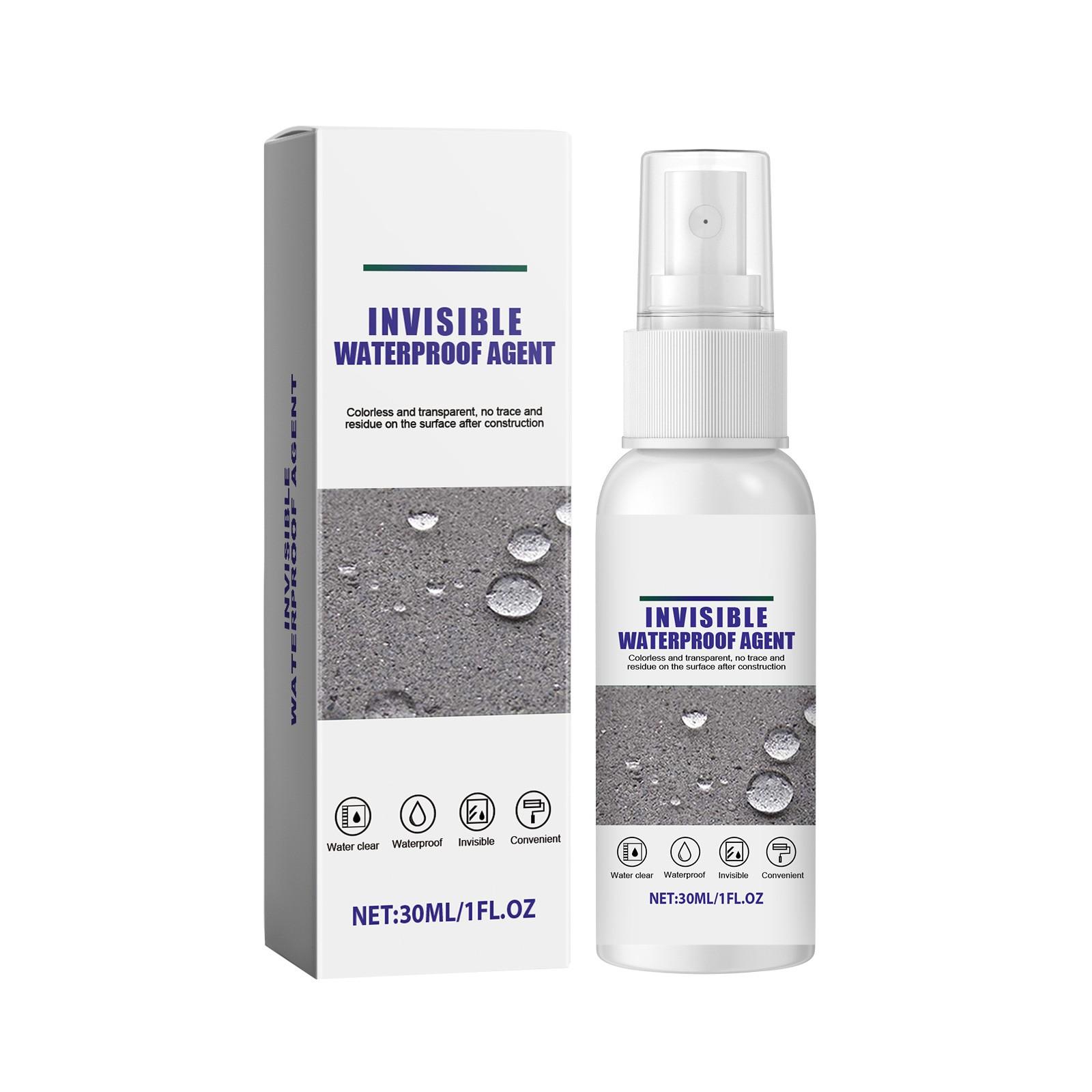 

Водостойкий спрей для ванной комнаты, настенная плитка, прозрачный водостойкий спрей, самораспыляющееся водостойкое средство 30 мл One Size белый