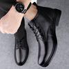 High Quality Lace-Up Male Ankle Boots Fashion Warm Plush Fur Winter Footwear Comfy Snow Shoes Genuine Leather Mens Chelsea Boots
