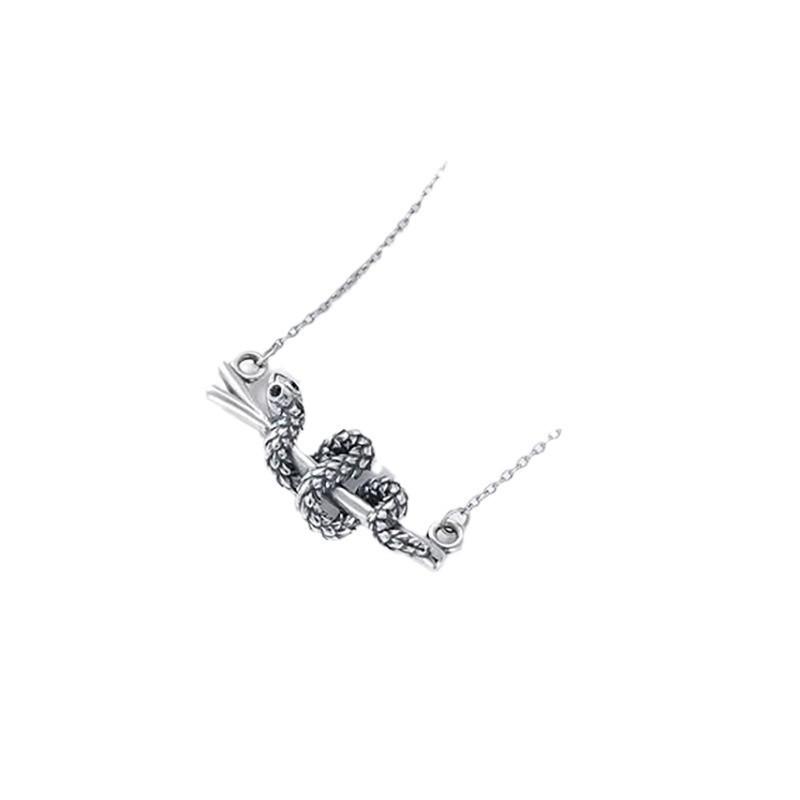Wish Stylish Vintage Serpent Rhinestone Necklace Perfect For Lovers Animal