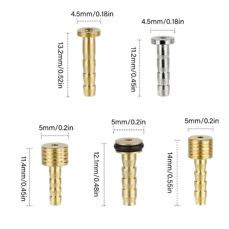 50 Set Bicycles Connecting Bolts Bleed for Bike Part Hydraulic Brake Hose Oil Pipe Connector Tube Fittings Insert