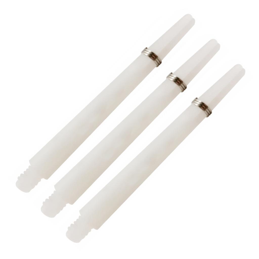 12Pcs Plastic Darts Shafts With Rings Clear Darts Stem 2BA Thread Throwing Fitting Darts Accessorys Easy To Grip