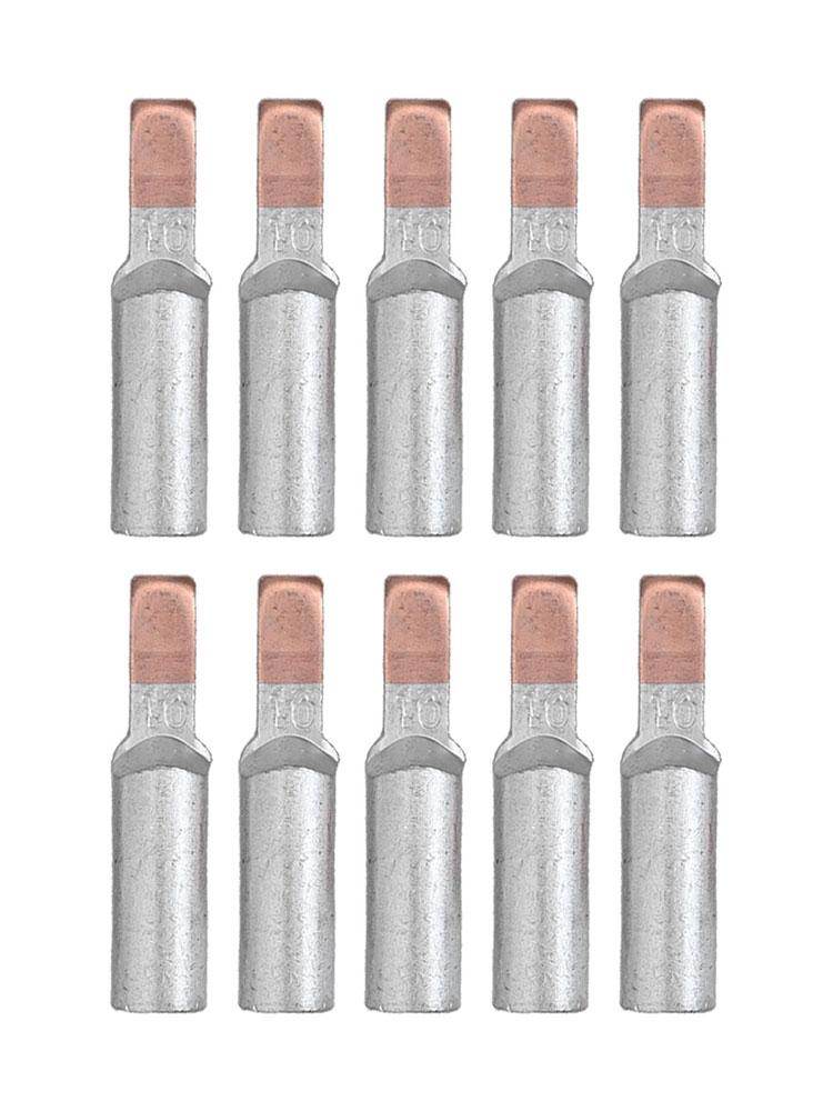 DTLC16 Cable Lugs 10PCS Copper Aluminum Connectors for Wiring Needs