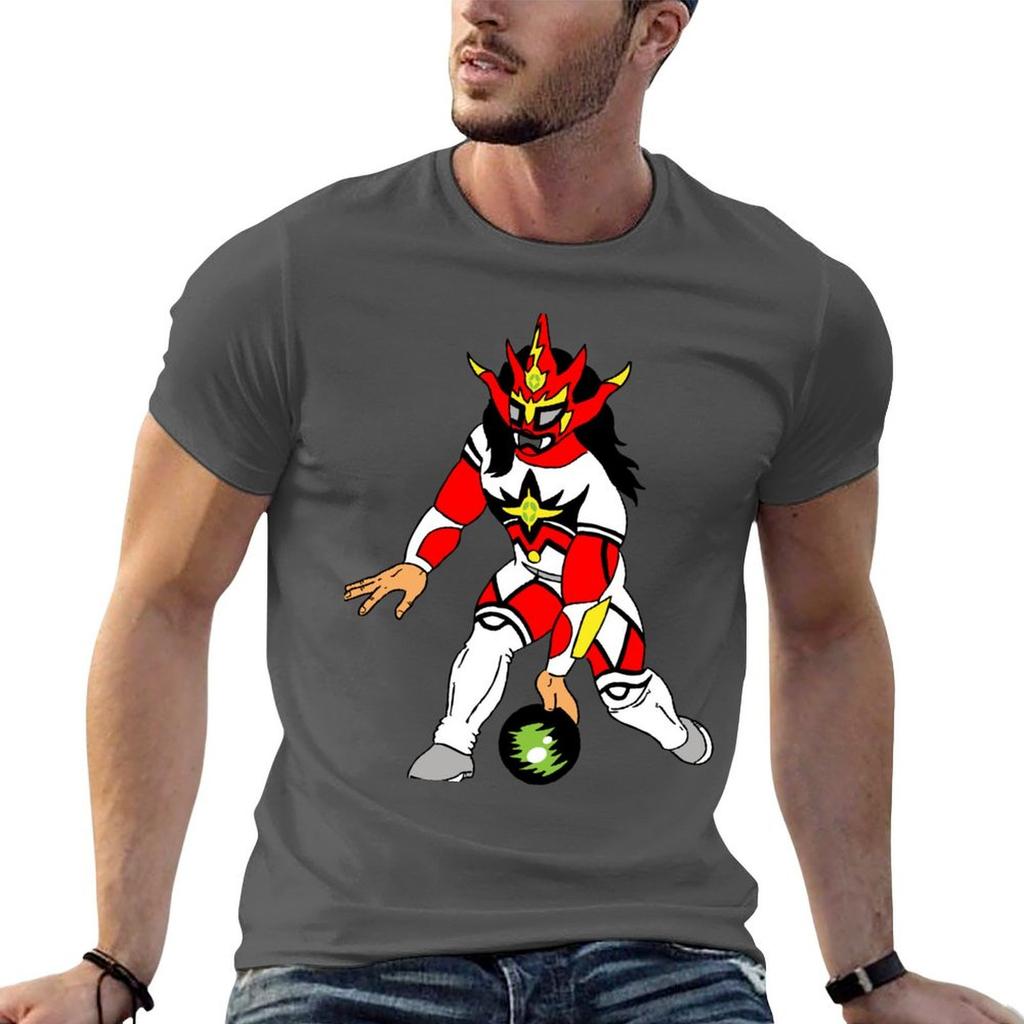 Jushin Liger Bowling Tshirt Plus Size Summer Short Sleeve Tshirt