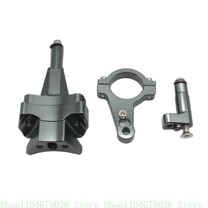 Aluminum Steering Damper Frame Mounting Clamp Bracket Foot Fixer Motorcycle Mounting Bracket Support Holder For Ninja400