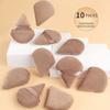 10PCS Triangle Powder Puff Soft Makeup Sponge For Face Eyes Contouring Shadow Cosmetic Washable Mini Velvet Foundation Puff