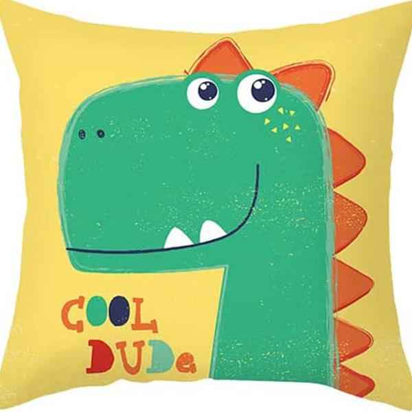 Nordic Cartoon Animal Pillow Cover Cute Printed Linen Pillow Home Ornament Sofa Car Premium Durable Quality Useful