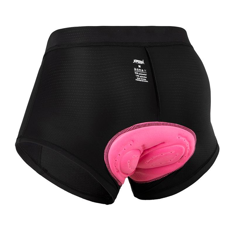 Jepozra Women's Thickened Silicone Cycling Shorts - Breathable, Quick-Drying Bike Pants
