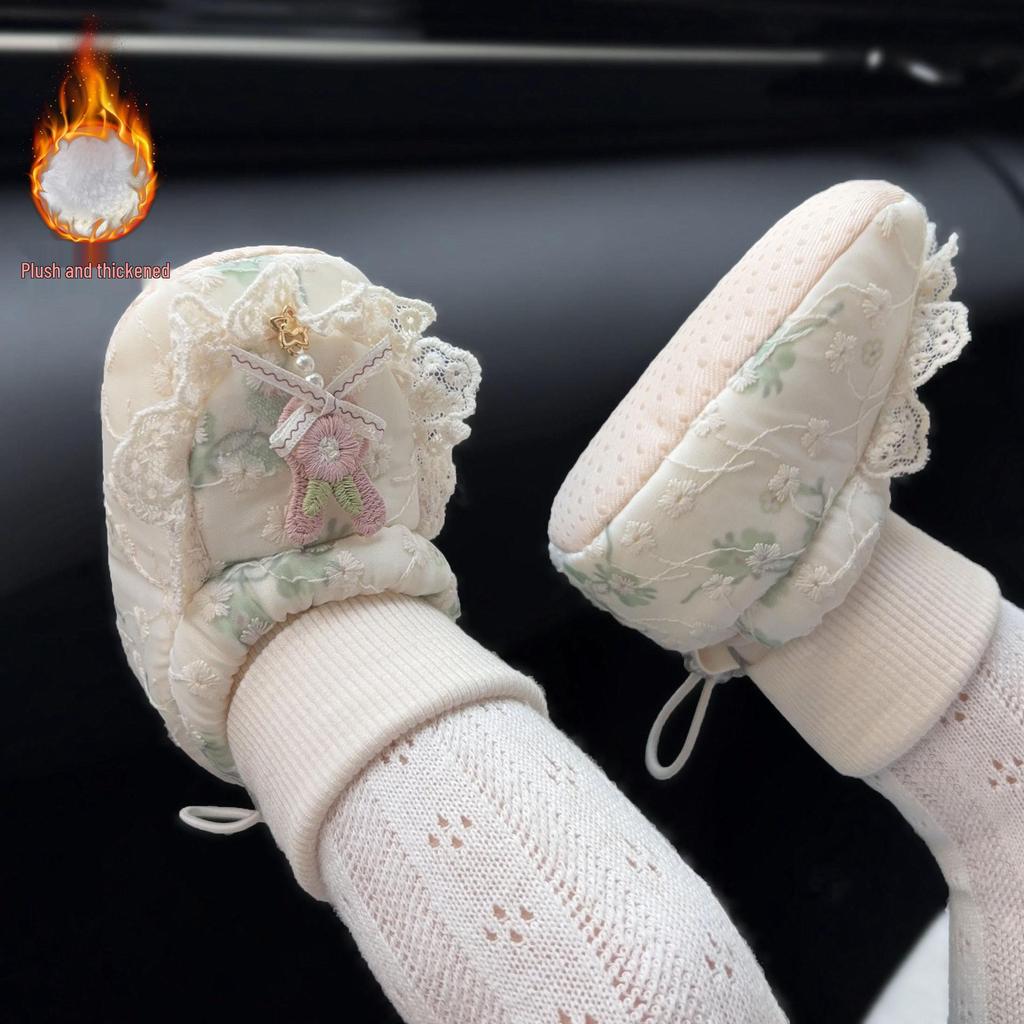 Baby Princess Anti-Slip Cotton Soft Sole Shoes for 3-12 Months