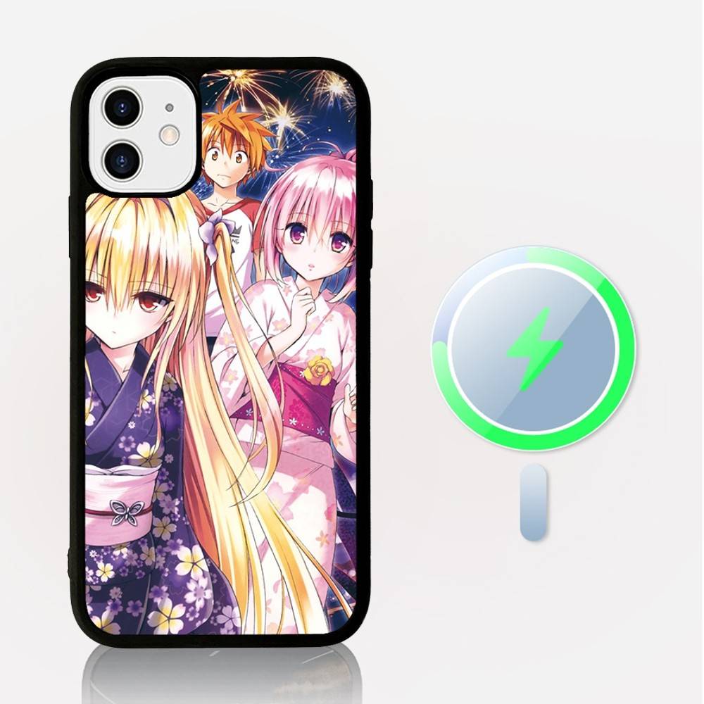 Classic Beautiful Anime Girl To Love-Ru Phone Case Magnetic Case For IPhone 16 14 13 12 11 15 Pro Max Plus For Magsafe Wireless