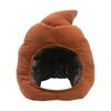 Warm Cap Poop Hat Poop Shape Plush Poop Hat Gag Gift Funny Poop Hat  Cosplay