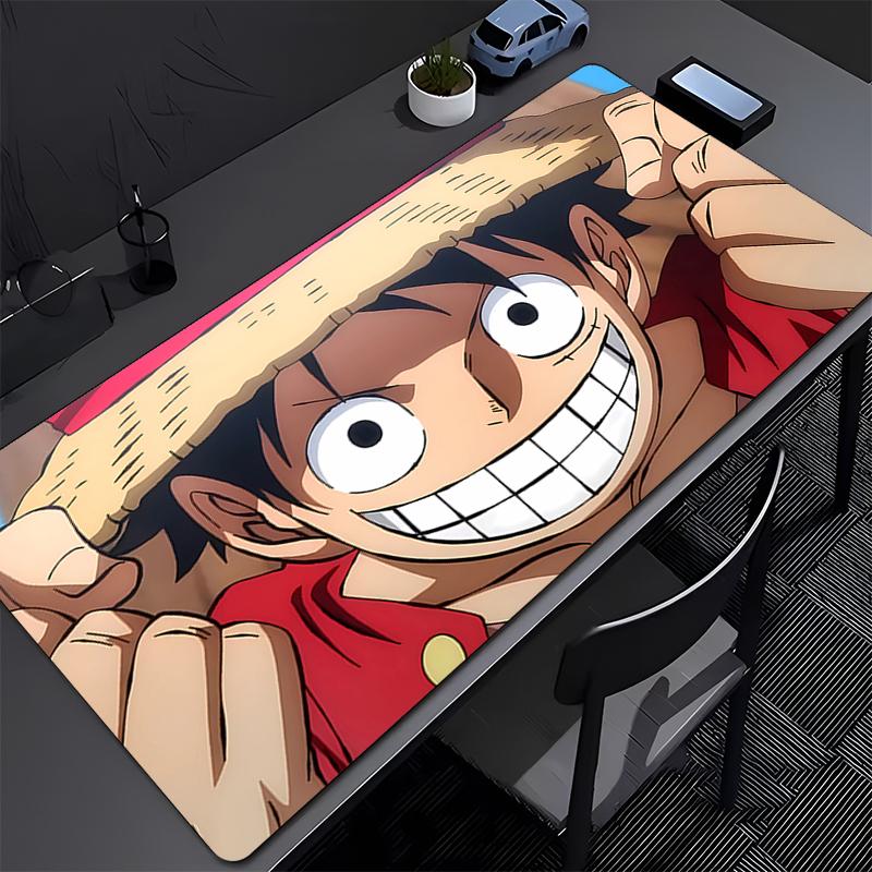 Hot anime Mouse Pad Designed specifically one piece luffy Office Desk Mats Gaming Accessories Large MousePad Laptop Keyboard Mat